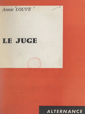 cover image of Le juge